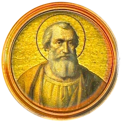 Médaillon en mosaïque de Marc, basilique Saint-Paul-hors-les-Murs (Rome)