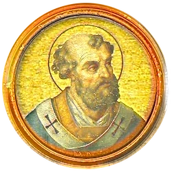 Médaillon en mosaïque d’Hilaire, basilique Saint-Paul-hors-les-Murs (Rome)