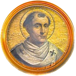Médaillon en mosaïque de Léon IV, basilique Saint-Paul-hors-les-Murs (Rome)