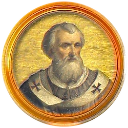 Médaillon en mosaïque de Jean IX, basilique Saint-Paul-hors-les-Murs (Rome)