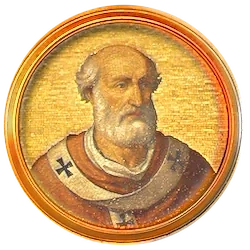 Médaillon en mosaïque de Landon, basilique Saint-Paul-hors-les-Murs (Rome)