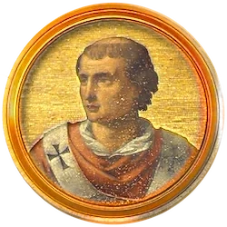 Médaillon en mosaïque de Jean X, basilique Saint-Paul-hors-les-Murs (Rome)
