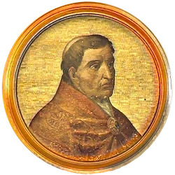 Médaillon en mosaïque de Jean XI, basilique Saint-Paul-hors-les-Murs (Rome)