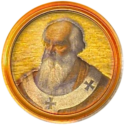 Médaillon en mosaïque de Jean XVII, basilique Saint-Paul-hors-les-Murs (Rome)