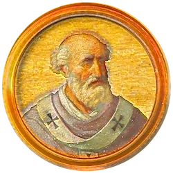 Médaillon en mosaïque d’Urbain II, basilique Saint-Paul-hors-les-Murs (Rome)