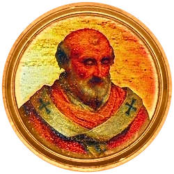 Médaillon en mosaïque d’Alexandre III, basilique Saint-Paul-hors-les-Murs (Rome)