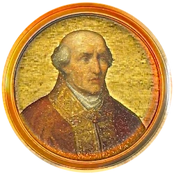 Médaillon en mosaïque de Boniface VIII, basilique Saint-Paul-hors-les-Murs (Rome)