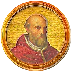 Médaillon en mosaïque de Marcel II, basilique Saint-Paul-hors-les-Murs (Rome)