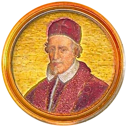 Médaillon en mosaïque d’Innocent XII, basilique Saint-Paul-hors-les-Murs (Rome)