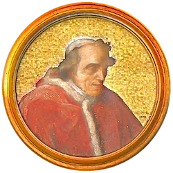 Médaillon en mosaïque de Pie VII, basilique Saint-Paul-hors-les-Murs (Rome)