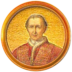 Médaillon en mosaïque de Léon XII, basilique Saint-Paul-hors-les-Murs (Rome)